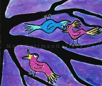 Lovebirds 
14 x 11
watercolor